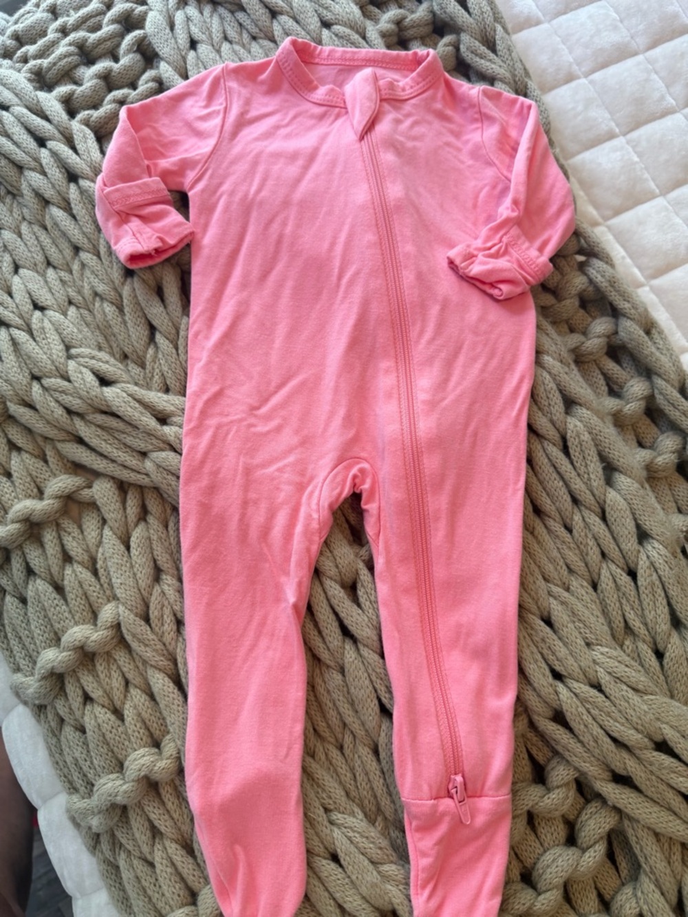 Kyte BABY Pink Footed Zippered Pajama Sleeper